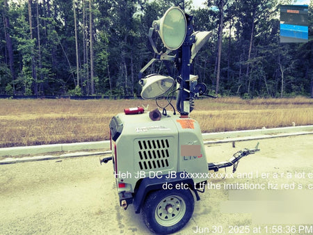 2019 Wacker Neuson LTV6L-MH Wacker Neuson LTV6L Mobile Light Tower w/Fuel Level Sensor Installed