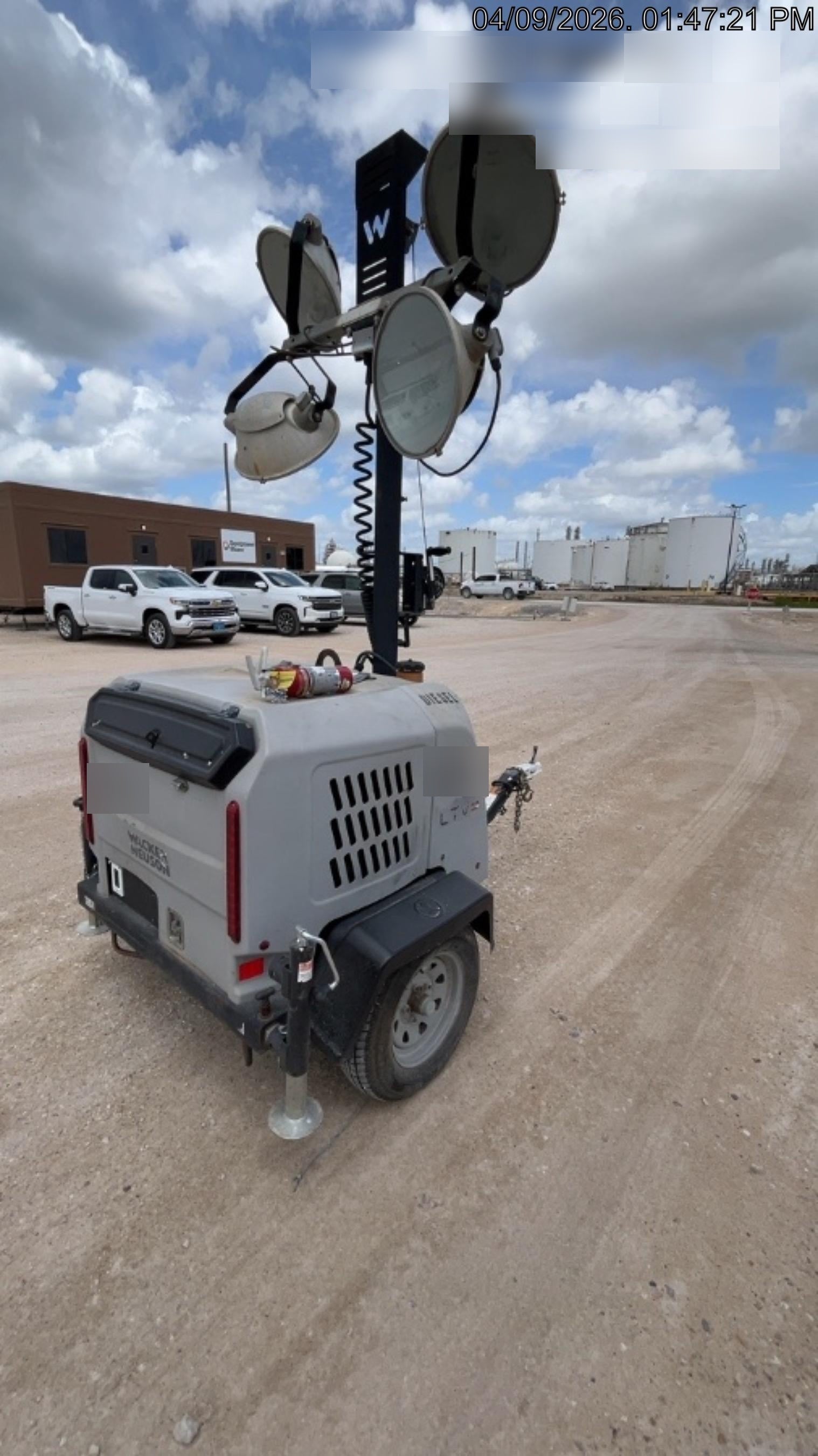 2018 Wacker Neuson LTV6L-MH Wacker Neuson LTV6L Mobile Light Tower w/Fuel Level Sensor Installed