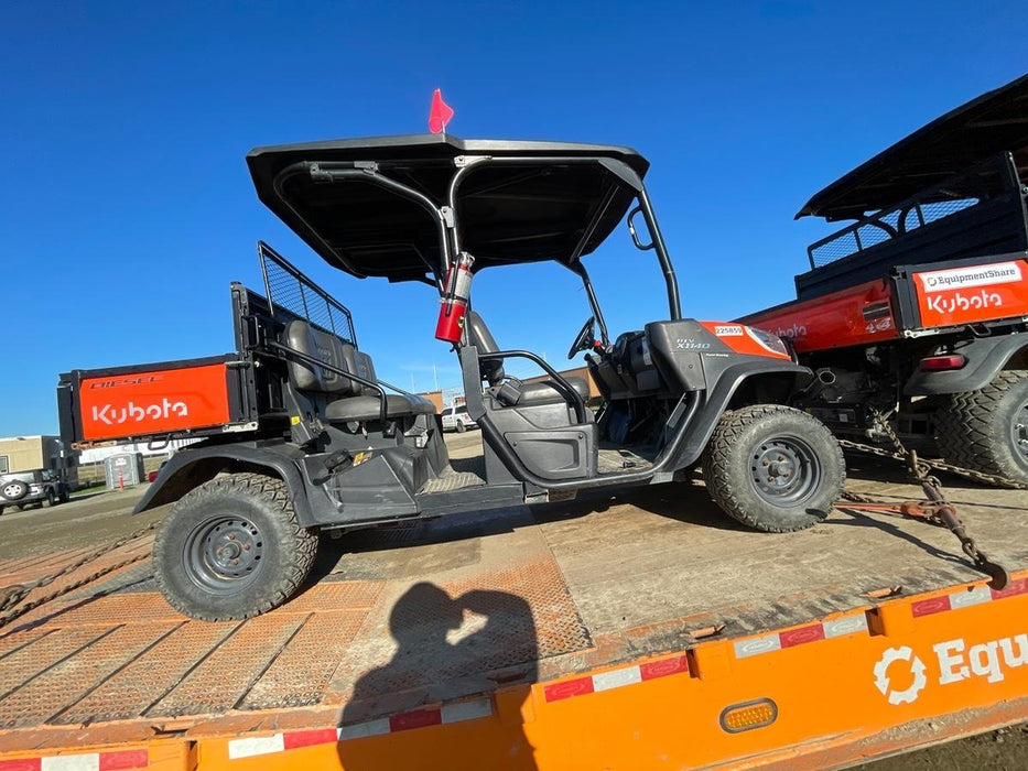 2022 Kubota RTV-X1140W-H Plastic Canopy, Windshield Acrylic Clear, LED Strobe Light, Wire Harness Kit, Back up Alarm