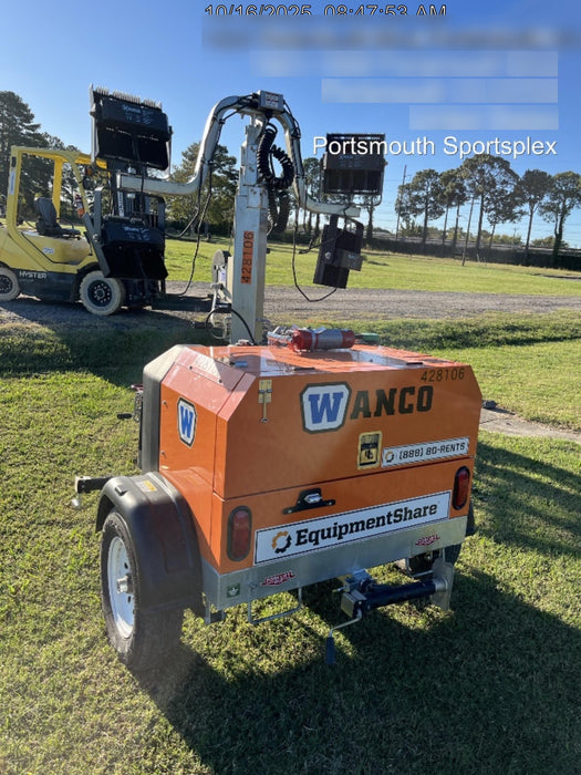 2024 Wanco WLTT-4MM4K Diesel, Deep Sea Controller, Shore Power Plug, Auto Start, (4) 350W LED Floodlights, 4kW Generator, 60 Gal Fuel Tank, 2" Ball, T3