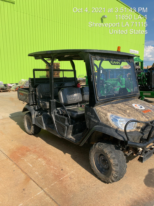 2020 Kubota RTV-X1140RL-A 4wd Utility Cart, Diesel, 4 Seat, LED Strobe, Windshield Polycarbonate HC, Plastic Canopy, Wire Harness Kit, Backup Alarm