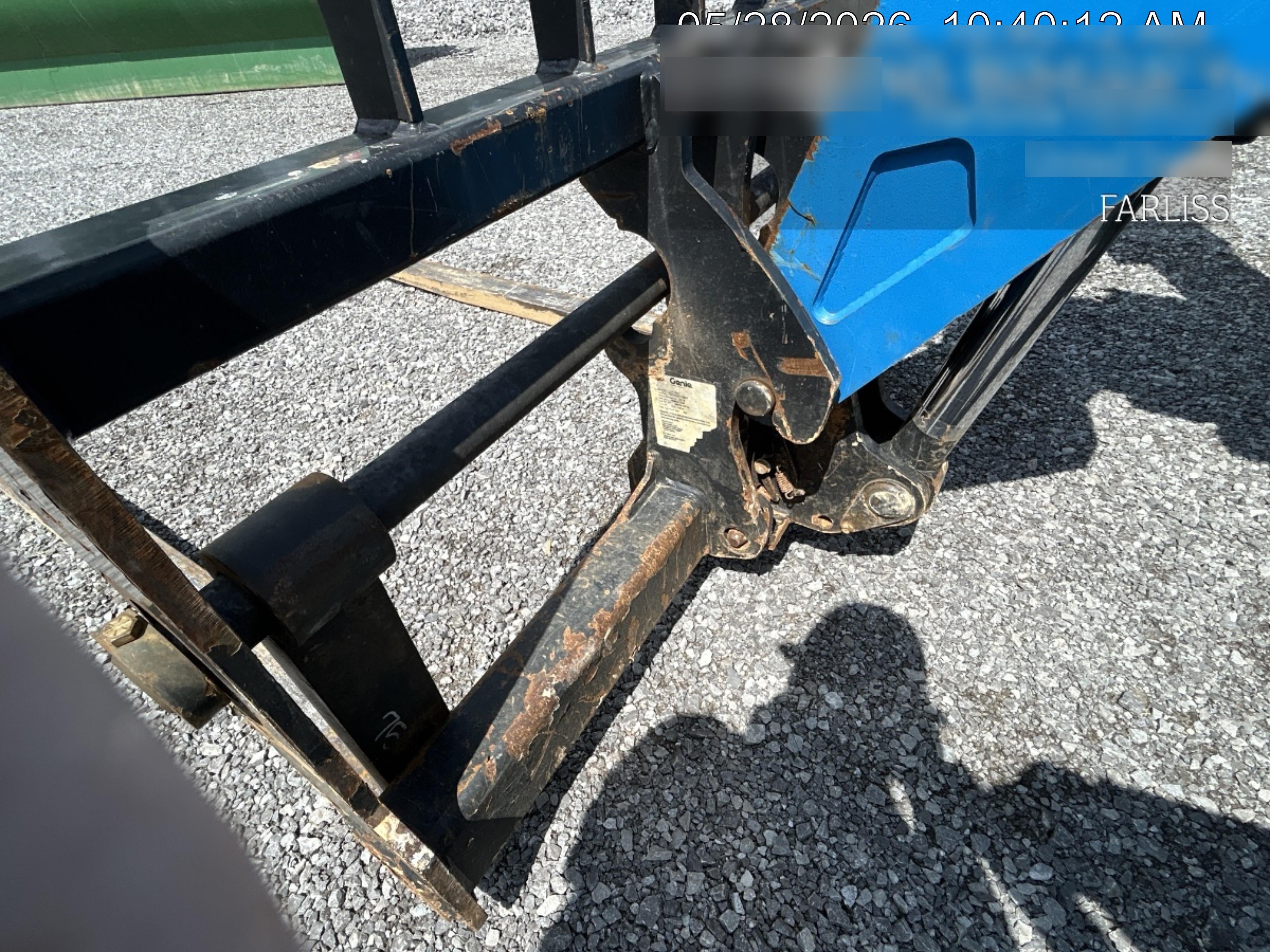 2018 Genie GTH-1056 Genie GTH-1056 w/ROPS, Work Lights, Solid Tires, RH Cab Mesh, Beacon, 60" Carriage and Forks