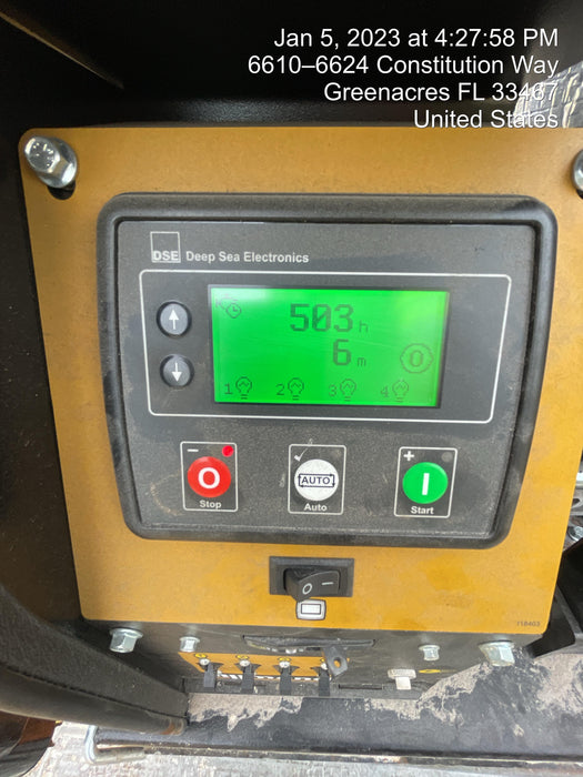 2022 Allmand NLV3GR (4) LED Light Fixture 350W, 23' Vertical Mast, 3kW Prime, Towable, ES Decals, T3