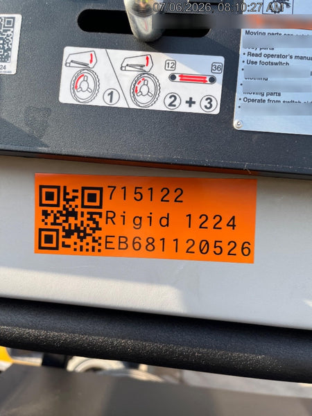 2026 RIDGID 1224