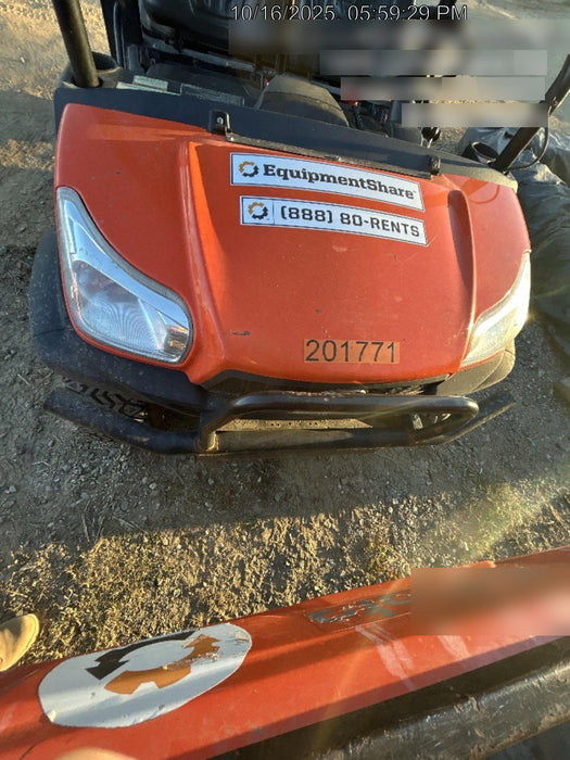 2022 Kubota RTV-X1140W-H Plastic Canopy, Windshield Acrylic Clear, LED Strobe Light, Wire Harness Kit, Back up Alarm