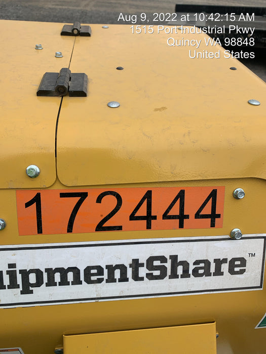 2021 Allmand NLV3GR (4) LED Light Fixture 350W, 23' Vertical Mast, 3kW Prime, Towable, Deep Sea L401, Leveling Jacks, Yanmar T4F 5.8hp