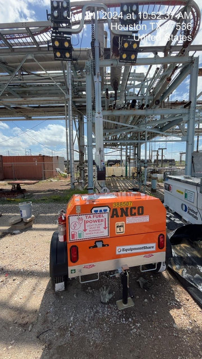 2024 Wanco WLTT-4MM4K Diesel, Deep Sea Controller, Shore Power Plug, Auto Start, (4) 350W LED Floodlights, 4kW Generator, 60 Gal Fuel Tank, 2" Ball, T3