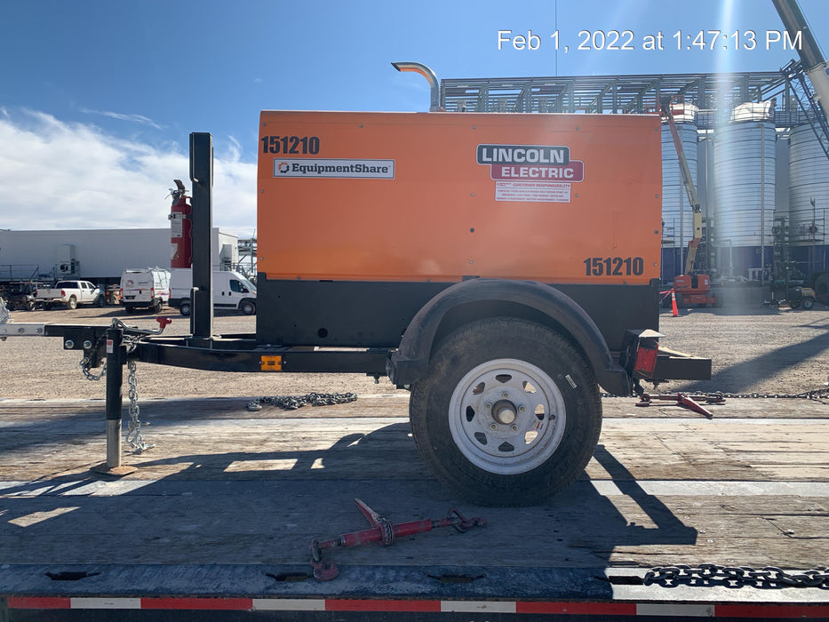 2021 Lincoln Electric Vantage 322 Vantage 322 Ready Pak 3 w/ Telematics & Decals, ORANGE (includes trailer, cable rack, fender light kit)