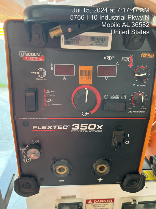 2023 LINCOLN ELECTRIC FLEXTEC 350X