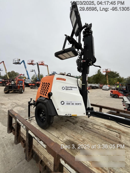 2023 Generac MLT2 Diesel, Flex Switch 120V Input, Powerzone Controller, 
(4) 320W LED Lights, 4kW Generator, 39.9 Gal Fuel Tank, 2" Ball, T3