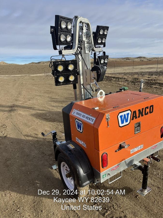 2024 Wanco WLTT-4MM4K Diesel, Deep Sea Controller, Shore Power Plug, Auto Start, (4) 350W LED Floodlights, 4kW Generator, 60 Gal Fuel Tank, 2" Ball, T3