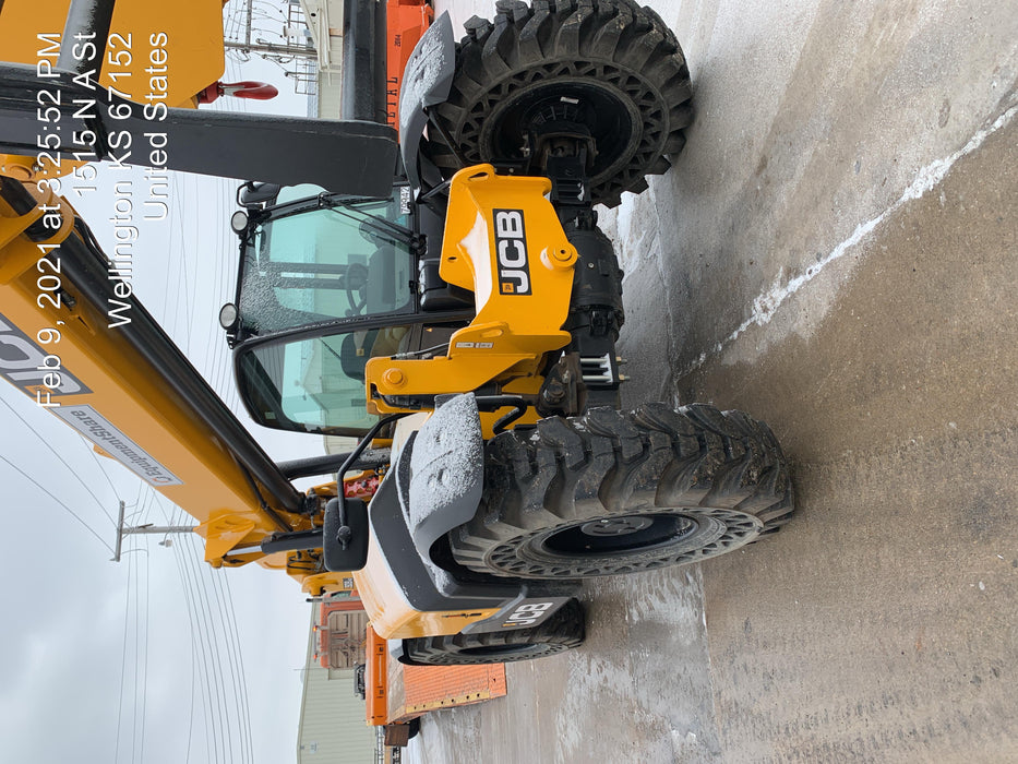 2020 JCB 509-42 Cab/Heat/Air, Solid Tires, Work Lights, Beacon, Aux Hydraulics, Back up Alarm, Lifting Eye, ES Decals