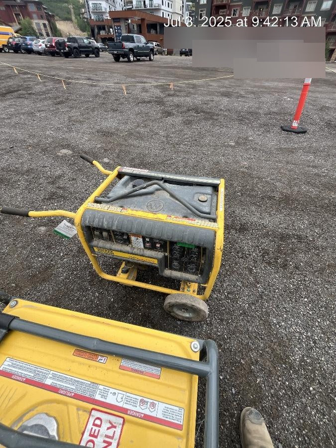 2018 Wacker Neuson GP6600A Wacker Neuson GP6600A Portable Generator, 6 kW