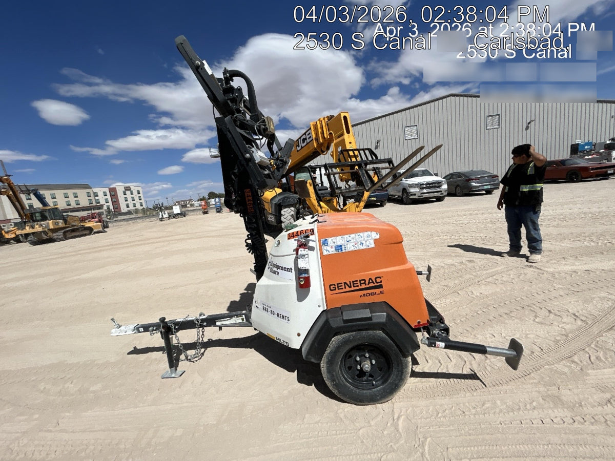 2023 Generac MLT2 Diesel, Flex Switch 120V Input, Powerzone Controller, (4) 320W LED Lights, 4kW Generator, 39.9 Gal Fuel Tank, 2" Ball, T3