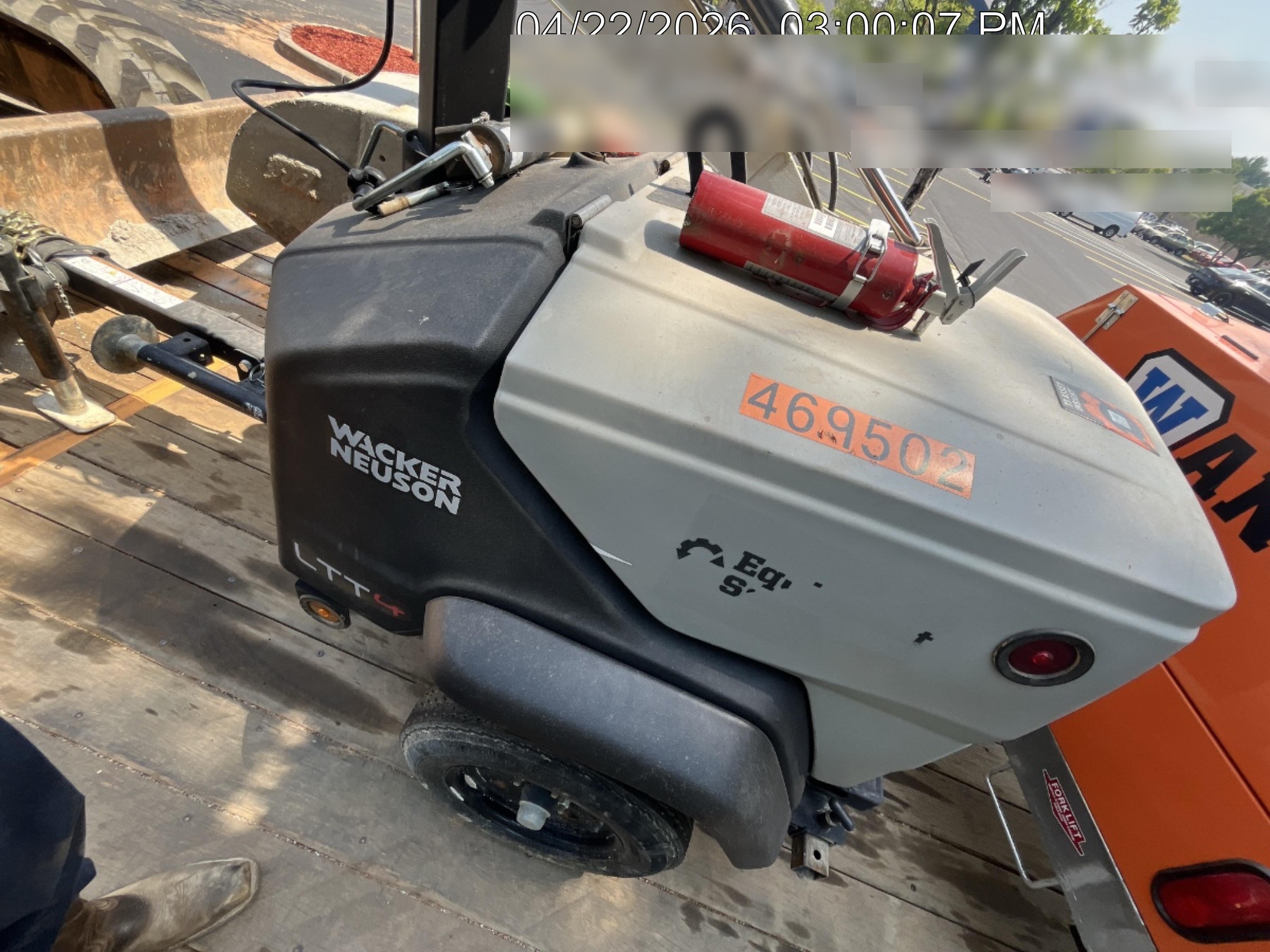 2024 Wacker Neuson LTT4 Diesel, Kohler KDW702, Deep Sea Controller, Auto Start, LED 320W, Bypass Outlet, T3