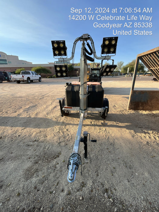 2024 Wanco WLTT-4MM4K Diesel, Deep Sea Controller, Shore Power Plug, Auto Start, (4) 350W LED Floodlights, 4kW Generator, 60 Gal Fuel Tank, 2" Ball, T3