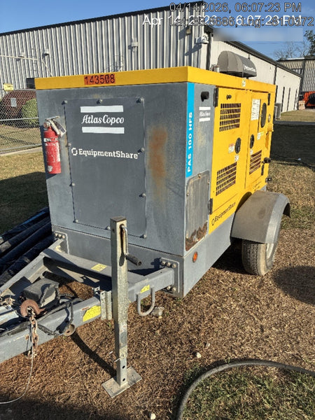 2021 ATLAS COPCO PAS 100 HF CS Enclosed