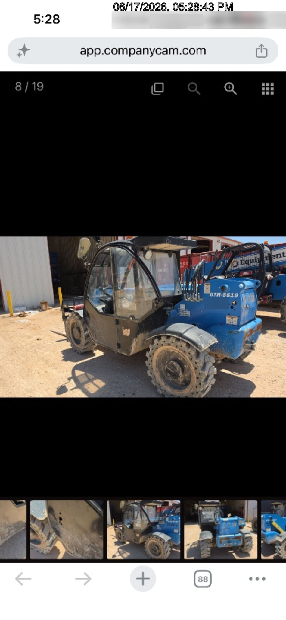 2019 GENIE GTH-5519