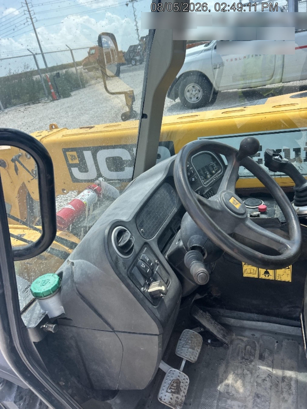2020 JCB 505-20TC Cab/Heat/Air, Solid Tires, Work Lights, Beacon, Aux Hydraulics, Back up Alarm, ES Decals