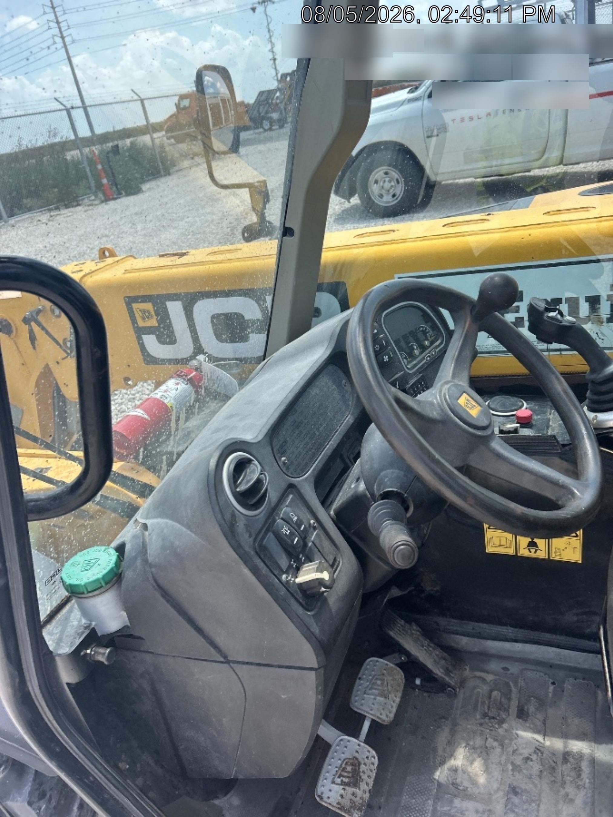 2020 JCB 505-20TC Cab/Heat/Air, Solid Tires, Work Lights, Beacon, Aux Hydraulics, Back up Alarm, ES Decals