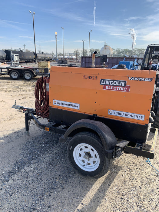 2021 Lincoln Electric Vantage 322 Vantage 322 Ready Pak 3 w/ Decals, ORANGE (includes trailer, cable rack, fender light kit) NO Telematics