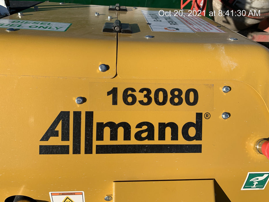 2021 Allmand NLV3GR (4) LED Light Fixture 350W, 23' Vertical Mast, 3kW Prime, Towable, Deep Sea L401, Leveling Jacks, Yanmar T4F 5.8hp