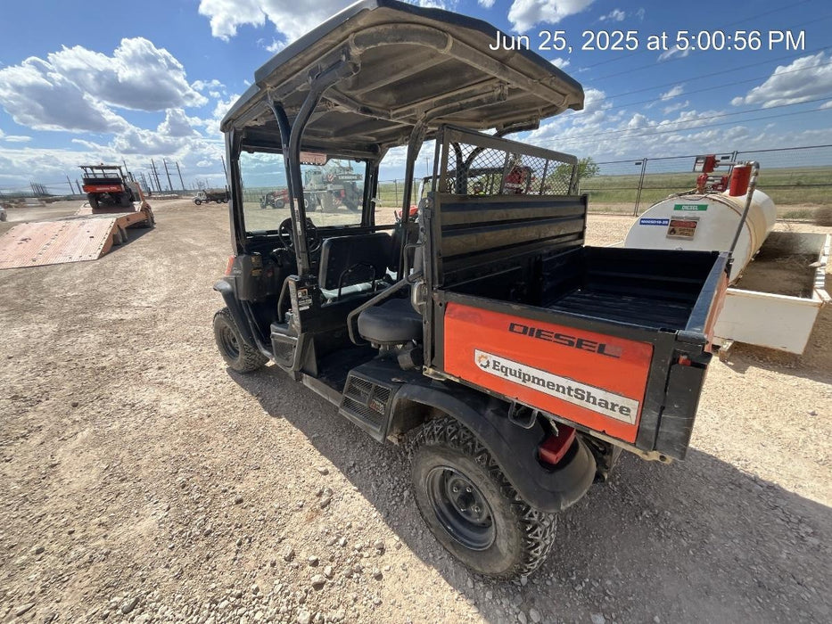2019 Kubota RTV-X1140W-H 4wd Utility Cart, 4 Seat, Diesel, LED Strobe, Windshield Tempered Glass, Plastic Canopy, Wire Harness Kit, Backup Alarm