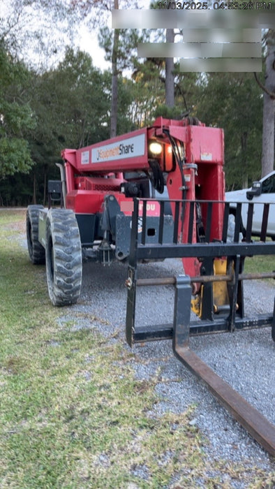2018 Manitou MTA8044 MTA 8044 - 74 HP T4, Canopy, Worklights/Strobe, Beacon, 66" Carriage, 48" Forks, Solid Tires, Lift Hook, Aux Hydraulics