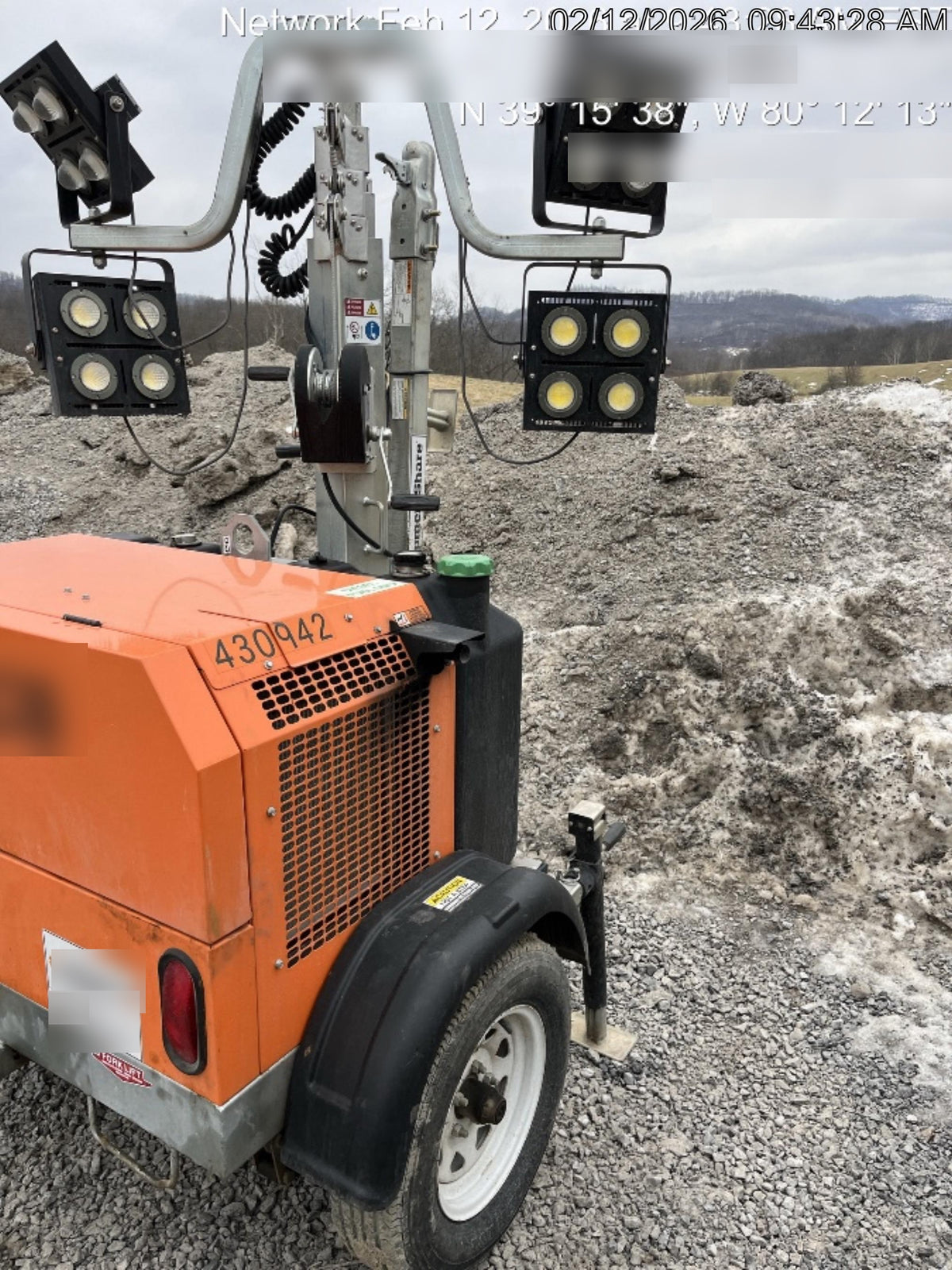 2024 Wanco WLTT-4MM4K Diesel, Deep Sea Controller, Shore Power Plug, Auto Start, (4) 350W LED Floodlights, 4kW Generator, 60 Gal Fuel Tank, 2" Ball, T3
