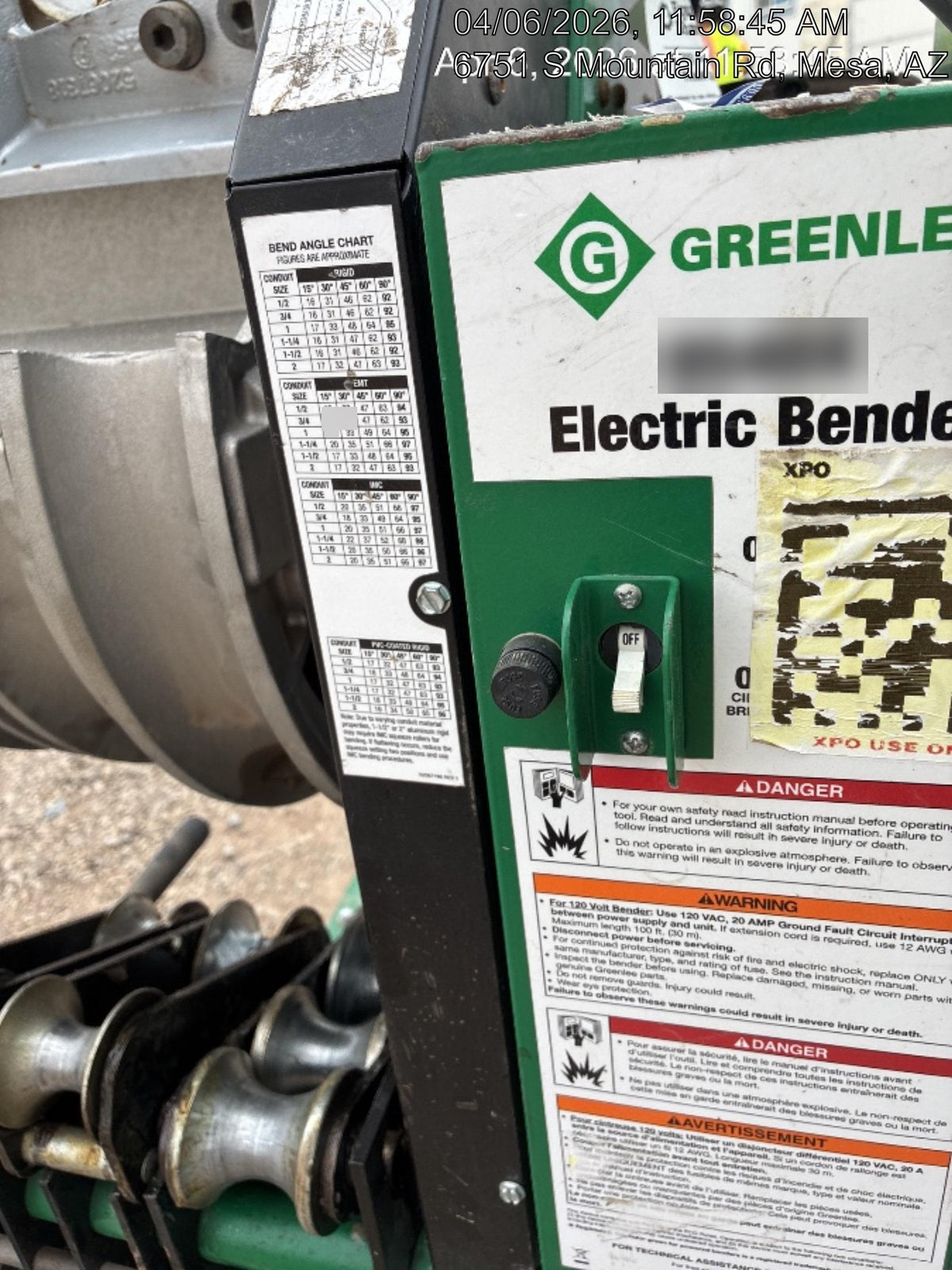 2023 GREENLEE 854DX