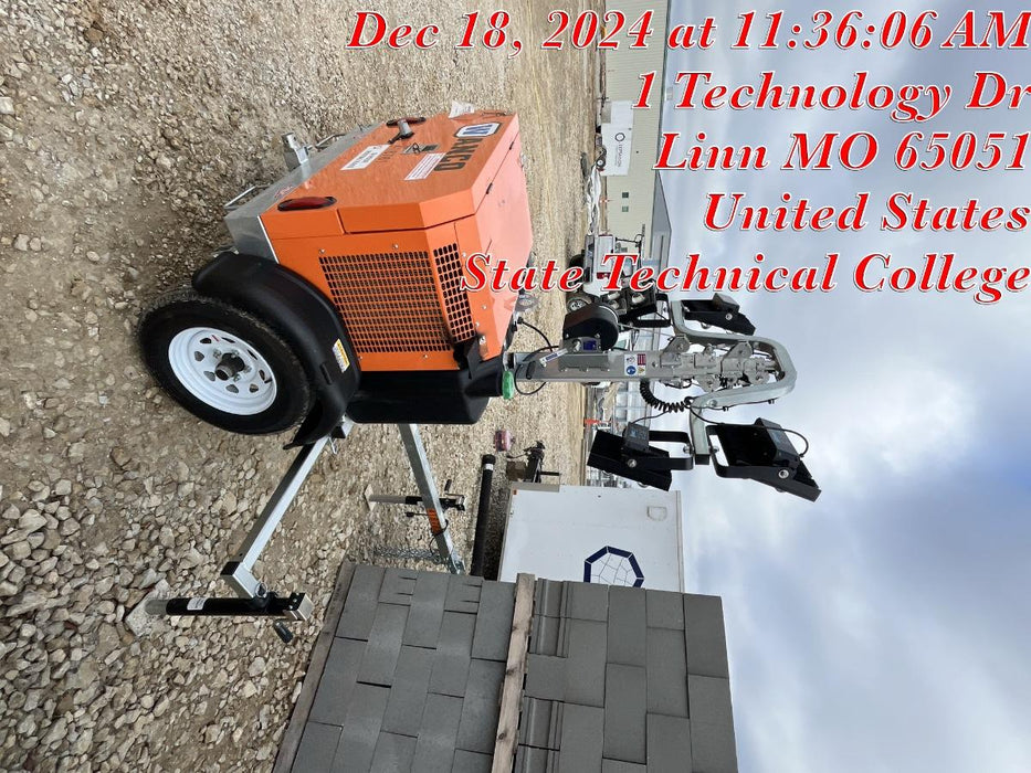 2024 Wanco WLTT-4MM4K Diesel, Deep Sea Controller, Shore Power Plug, Auto Start, (4) 350W LED Floodlights, 4kW Generator, 60 Gal Fuel Tank, 2" Ball, T3