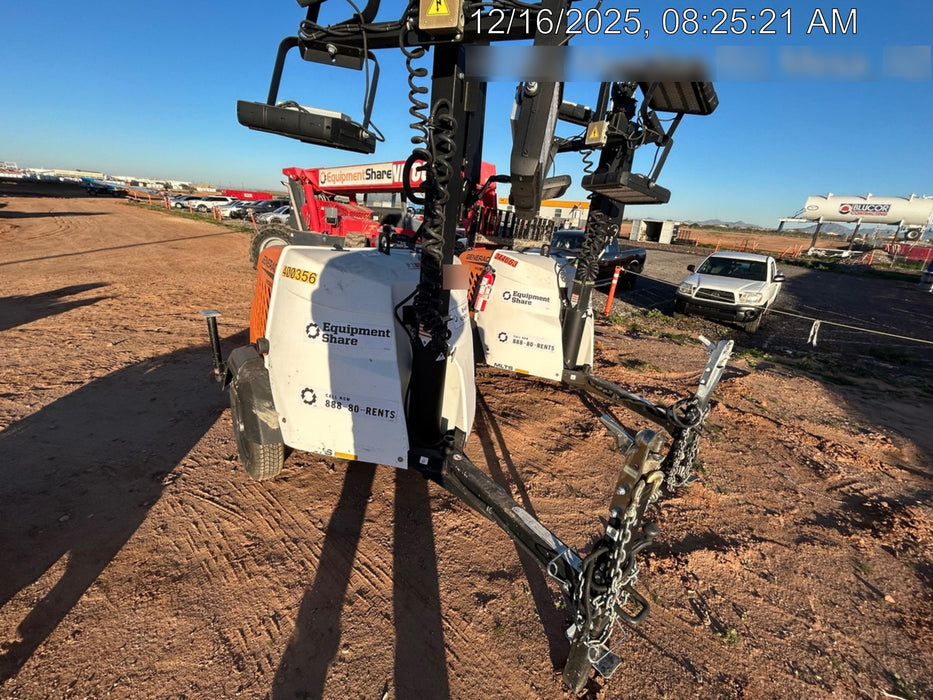 2024 Generac MLT2 Diesel, Flex Switch 120V Input, Powerzone Controller, 
(4) 320W LED Lights, 4kW Generator, 39.9 Gal Fuel Tank, 2" Ball, T3