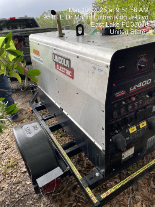 2024 Lincoln Electric LE400 Kubota V1505, Trlr, Cable Rack, Light Kit, ES Decals, T3