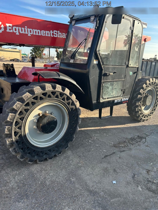 2020 Manitou MTA8044 74hp T4F, Cab/Heat/Air, Cab and Boom LED work lights, Auxiliary Hydraulics, Solid Tires, Amber strobe, Lift Hook w/66" Carriage, 60" Forks