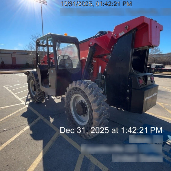 2019 Manitou MTA10055 Canopy, 120 HP, Solid Tires, Work Lights, Lift Hook, Auxiliary Hydraulics 66" Carriage and 60" Forks
