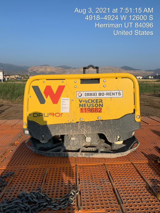 2020 Wacker Neuson DPU90r Vibration plate