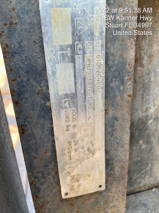 2014 CASCADE 84" Pallet forks - Cascade