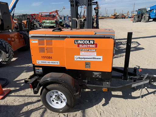 2021 Lincoln Electric Vantage 322 Vantage 322 Ready Pak 3 w/ Decals, ORANGE (includes trailer, cable rack, fender light kit) NO Telematics