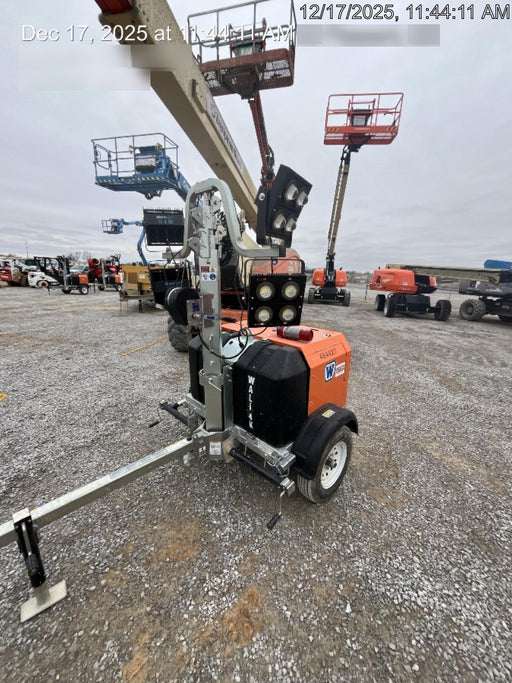 2024 Wanco WLTT-4MM4K Diesel, Mitsubishi L2E, 9.0HP @1800 rpm, Deep Sea Controller, Shore Power Plug, Auto Start, (4) 350W LED Floodlights, 4kW Generator, 60 Gal Fuel Tank, 2" Ball, T3