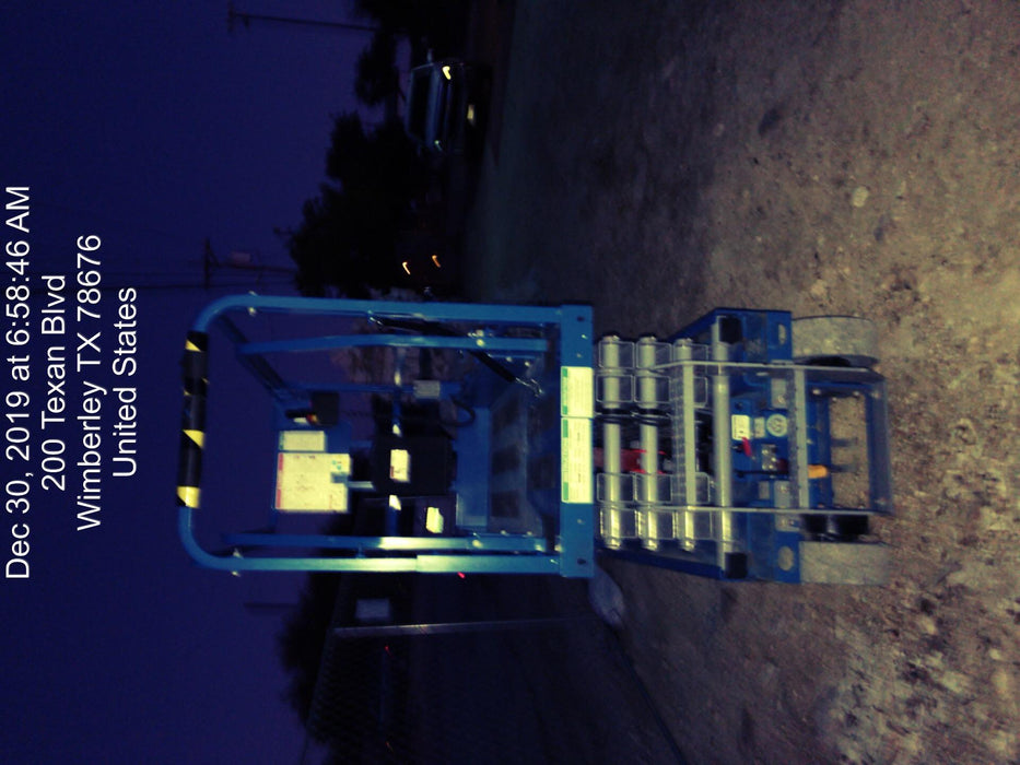 2019 Genie GS-1930 Fixed rails with chain Entry