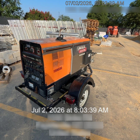 2021 Lincoln Electric Vantage 322 Vantage 322 Ready Pak 3 w/ Decals, ORANGE (includes trailer, cable rack, fender light kit) NO Telematics