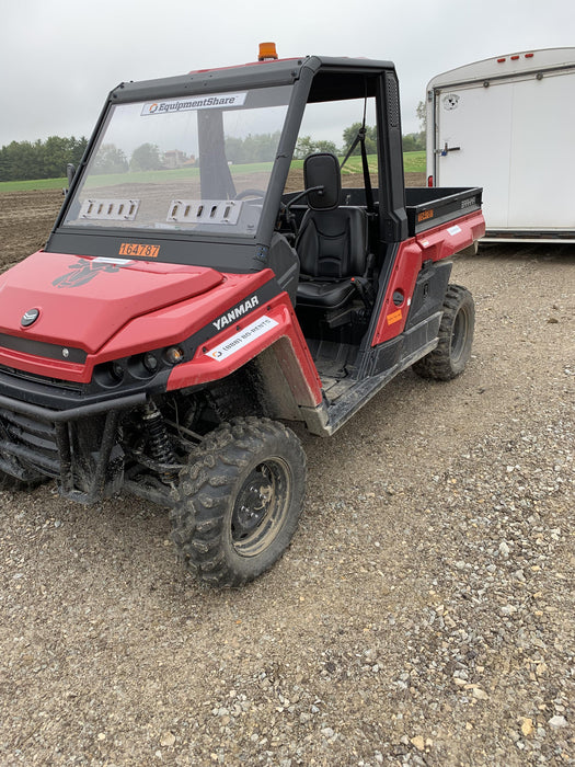 2021 Yanmar YU1000 Canopy, Steel Wheel, Poly WindShield, Beacon, Backup Alarm