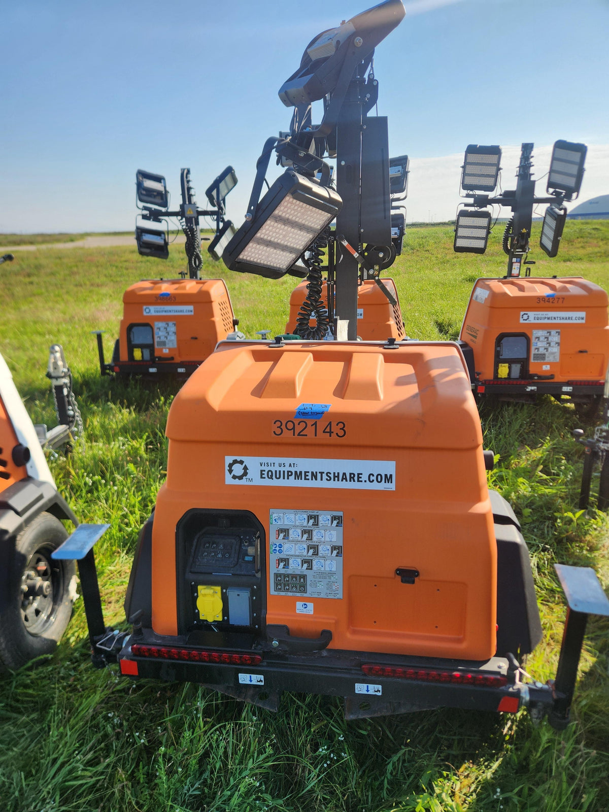 2024 Generac MLT2 Diesel, Flex Switch 120V Input, Powerzone Controller, 
(4) 320W LED Lights, 4kW Generator, 39.9 Gal Fuel Tank, 2" Ball, T3