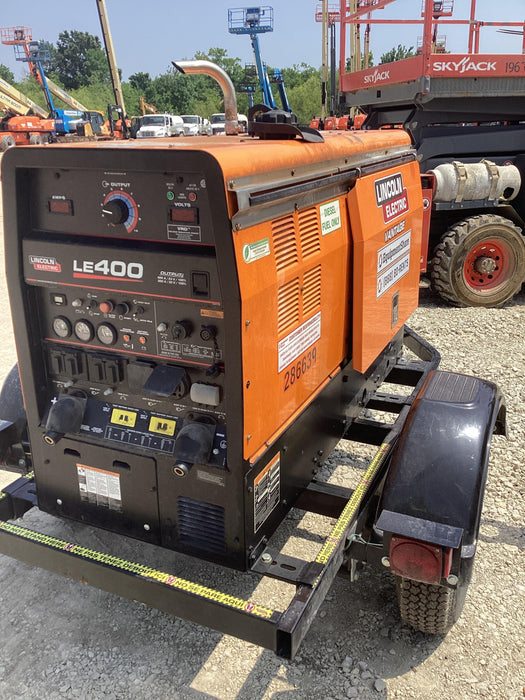 2022 Lincoln Electric LE400 Kubota V1505, Trlr, Cable Rack, Light Kit, ES Decals, T3