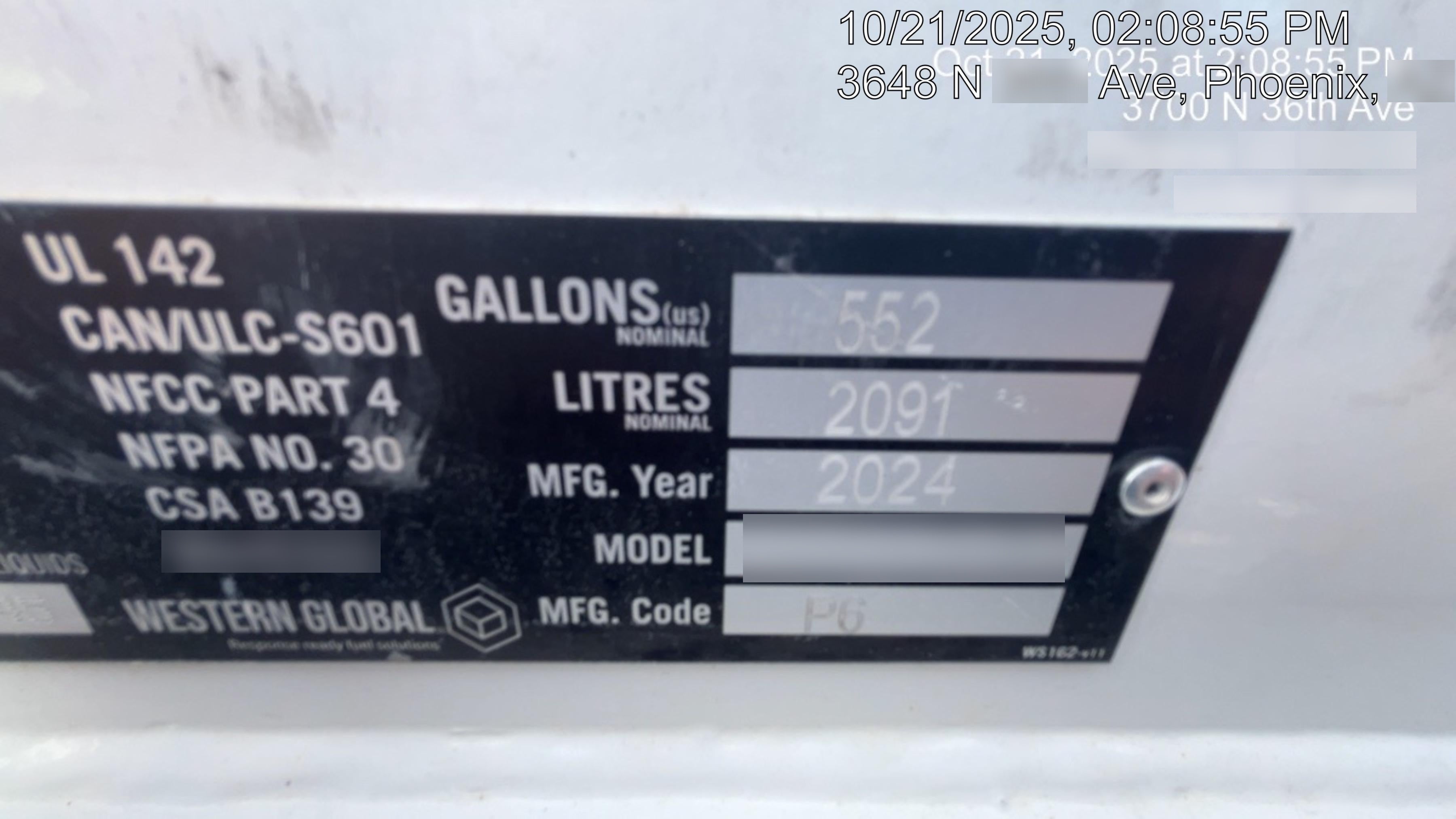 2025 WESTERN GLOBAL 20TCG-ES