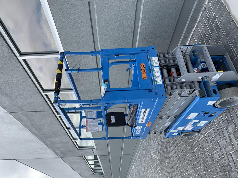 2020 Genie GS-1930 Solid Non Marking Tires, Beacon, Folding rails with half height swing gate