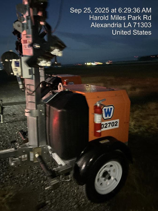 2024 Wanco WLTT-4MM4K Diesel, Deep Sea Controller, Shore Power Plug, Auto Start, (4) 350W LED Floodlights, 4kW Generator, 60 Gal Fuel Tank, 2" Ball, T3