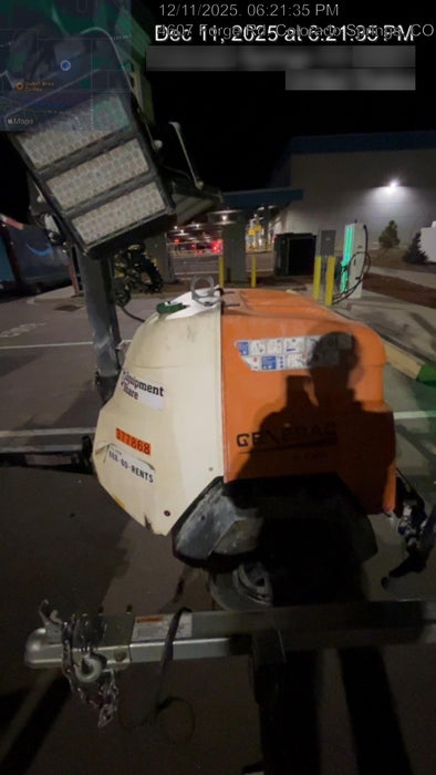 2023 Generac MLT2 Diesel, Flex Switch 120V Input, Powerzone Controller, 
(4) 320W LED Lights, 4kW Generator, 39.9 Gal Fuel Tank, 2" Ball, T3