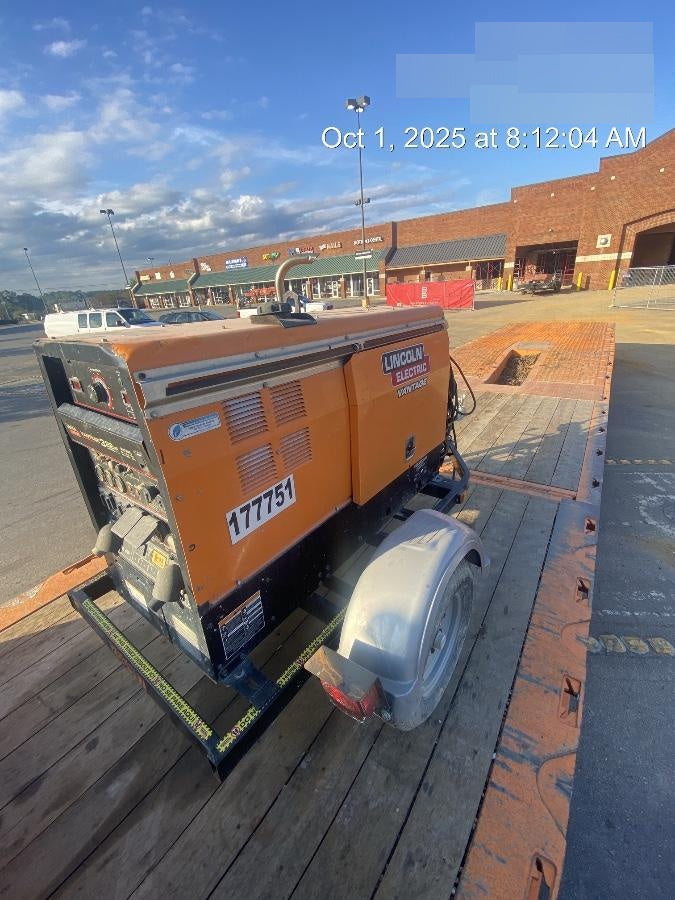 2021 Lincoln Electric Vantage 322 Vantage 322 Ready Pak 3 w/ Decals, ORANGE (includes trailer, cable rack, fender light kit) NO Telematics