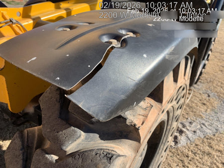 2019 JCB 509-42 74 HP w/Open ROPS, Beacon, Aux Hydraulics, LED Work lights, Solid Tires 66" Carriage/60" Forks